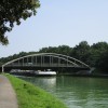 Aushub der alten Pleistermühlenweg-Brücke