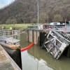 Sperrung: Gütermotorschiff beschädigt Schleuse Müden an der Mosel
