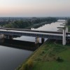 Längste Kanalbrücke Europas wird ab Ende März trockengelegt