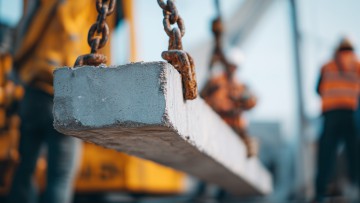 Stockbild Baustellenlogistik