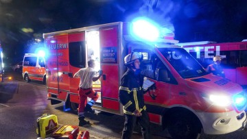Feuerwehr; Autobahn; Unfall; Brand; 