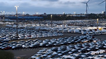 Autoterminal im Bremerhaven