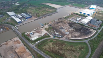 Betriebsgelände von ProRC am Seehafen Papenburg