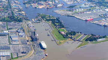 Modernisierung geht weiter: Große Seeschleuse Emden fünf Tage gesperrt