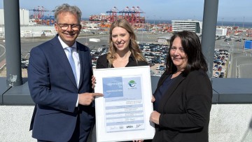 JadeWeserPort Wilhelmshaven erhält Umweltmanagement-Zertifizierung