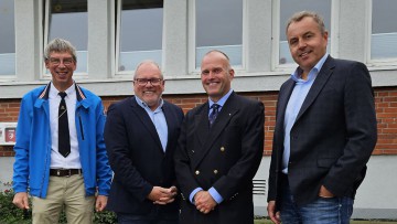 Lotsen beziehen ihre neue Station in Laboe