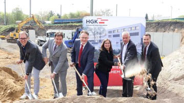 Spatenstich für neuen Betriebshofs der HGK