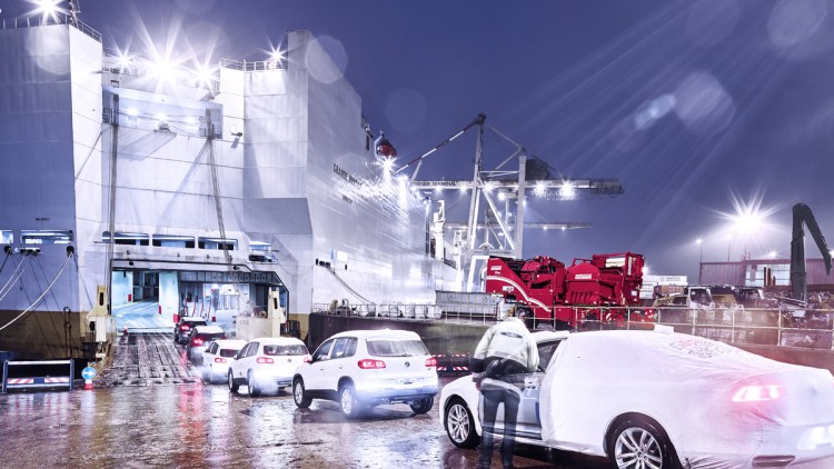 RoRo - Umschlag am Unikai