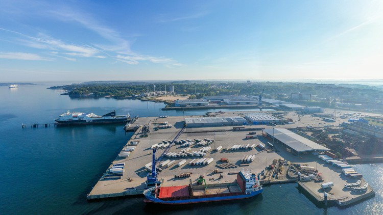 Kieler Ostuferhafen Luftaufnahme