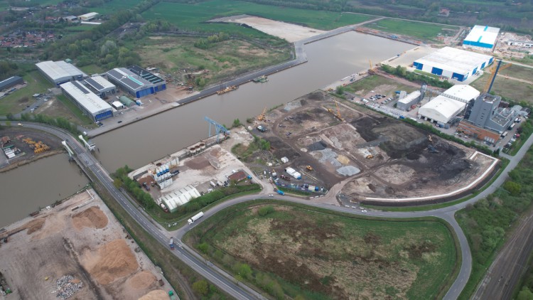Betriebsgelände von ProRC am Seehafen Papenburg