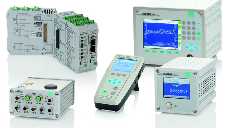 Sensoren, Prüfgeräte und Messverstärker bilden modulare Komponenten für komplette Messketten.