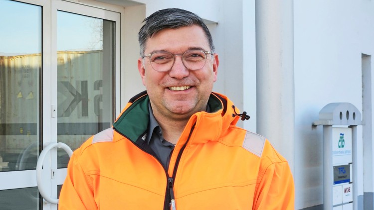 Michael Kirschner, Geschäftsführer des Container Terminal Dortmund 