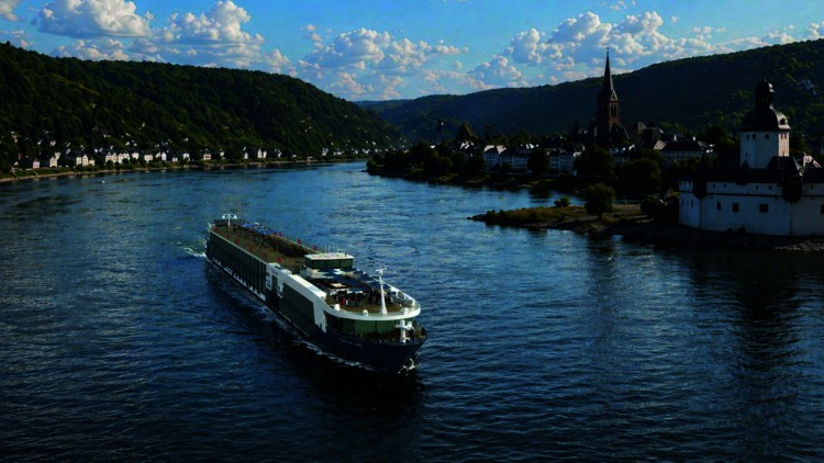 MS Thurgau Avanti auf dem Rhein (Rendering)