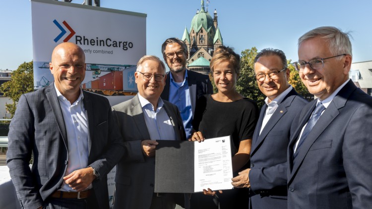 RheinCargo Förderbescheid Landstromanlage