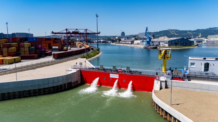 Hochwasserschutzprojekt „Save Port of Linz“