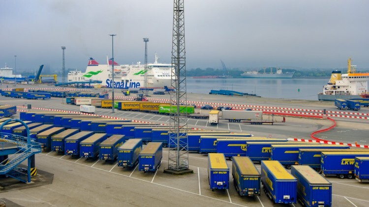 Umschlag am Rostocker Hafen