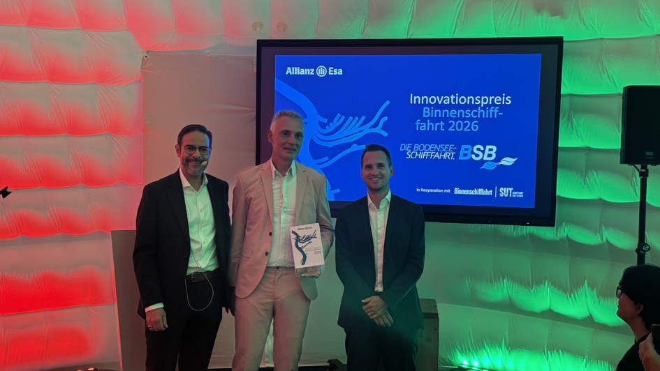 „Innovationspreis Binnenschifffahrt 2026“: Der Gewinner